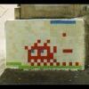 PA_808, Space Invader on Cours Albert-Iᵉʳ — Street art by Invader in Paris