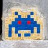PA_89, Space Invader in Passage de la Canopée — Street art by Invader in Paris