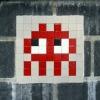 RTD_21, Space Invader on Westersingel 17–27 — Street art by Invader in Rotterdam