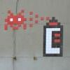 SP_40, Space Invader de Viaduto Nove de Julho — Street art de Invader à São Paulo