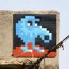 VRN_06, Space Invader on Banaras Ghats — Street art by Invader in Varanasi