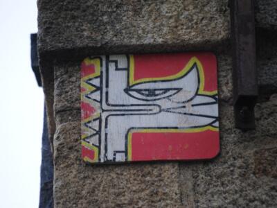 The snake — Street art by Oré in Rennes