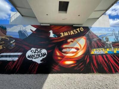 Tuse lives here — Street art by Tuse in Gdańsk