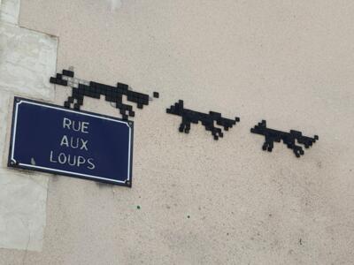 La meute de la rue aux Loups — Street art de Mifamosa à Orléans