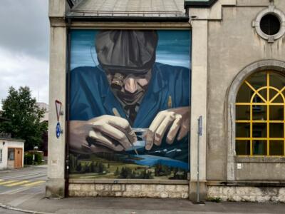 Origin — Street art by ONUR in Le Locle