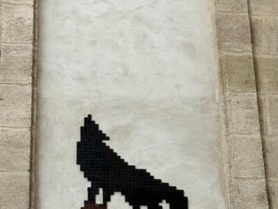 The wolf of Rue du Loup — Street art by Mifamosa in Bordeaux