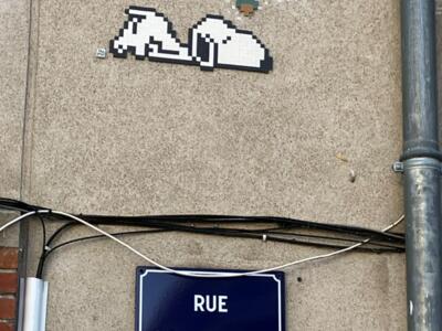 Snoopy — Street art by Tag Lady in Orléans