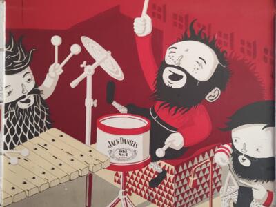 Radio City, l'orchestre barbu — Street art de Spookernox à València