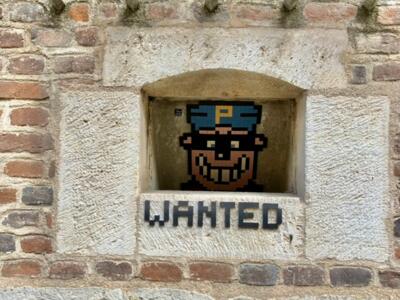 Wanted — Street art by Tag Lady in Orléans