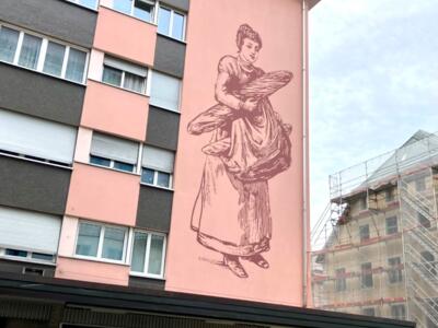 La Panetière — Street art de Carolus à Le Locle
