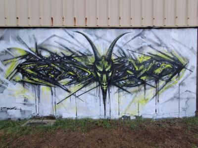 Désenvoutement rituel  — Street art de Godelu à Sainte-Luce-sur-Loire
