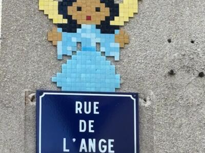 L'ange de la rue de l'Ange — Street art de Mifamosa à Orléans