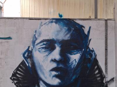 Portrait  — Street art de Godelu à Saint-Herblain