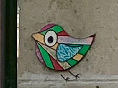 L’oiseau multicolore — Street art à Orléans