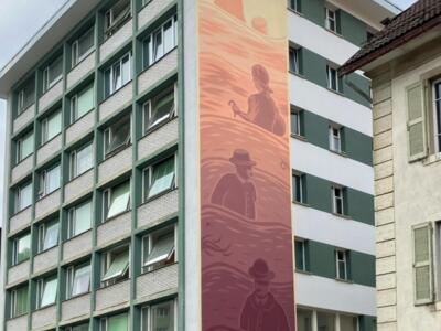 Foire au bétail — Street art de Reskate à Le Locle