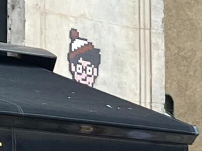 Where's Waldo — Street art by Tag Lady in Orléans