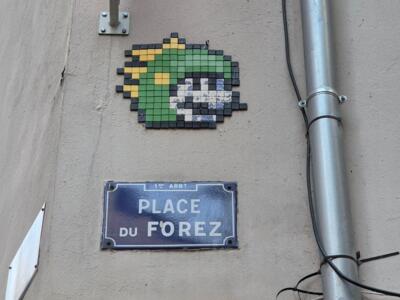 Place du Forez — Street art by IN THE WOUP in Lyon