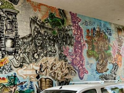 Fresque collective « Dream Style » — Street art à La Chaux-de-Fonds