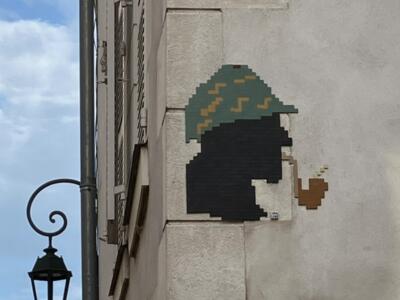 Sherlock Holmes — Street art à Orléans