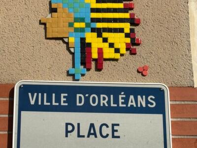 L'Indien de la place de l'Indien — Street art de Mifamosa à Orléans