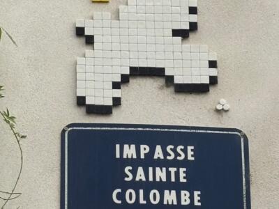 La colombe de l'impasse Sainte Colombe — Street art de Mifamosa à Orléans