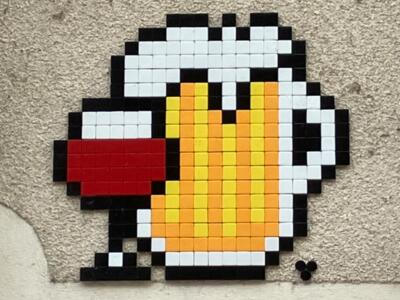 Cave & Bar — Street art by Mifamosa in Orléans