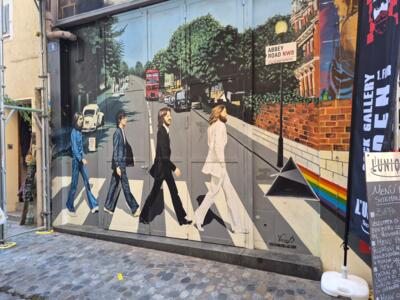 Abbey Road des Beatles par Vivienne B — Street art de Vivienne Bollag à Basel