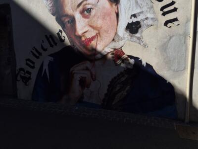 Bouche cousue — Street art à Clermont-Ferrand