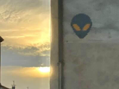 Alien — Street art de Mr Djoul à Orléans