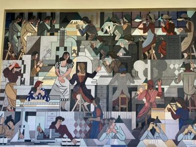 Watchmaking Industry, by Georges Dessoulavy — Street art in La Chaux-de-Fonds