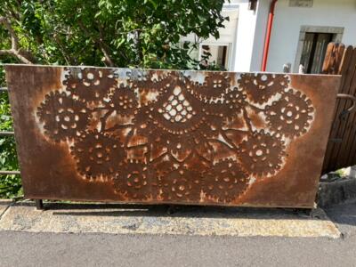 Lace Walls: Locle Lace #3 — Street art by NeSpoon in Le Locle