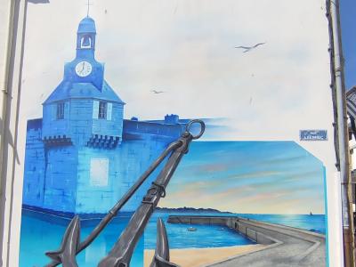 Ancre et Ville Close par Jone — Street art de Jone à Concarneau