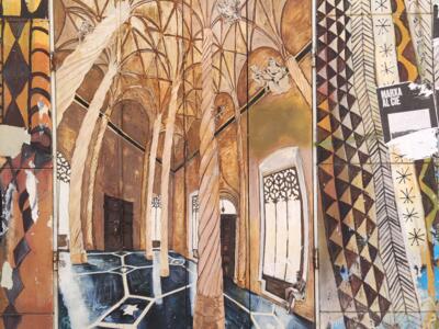Gothic Nave in Trompe-l'oeil — Street art in València