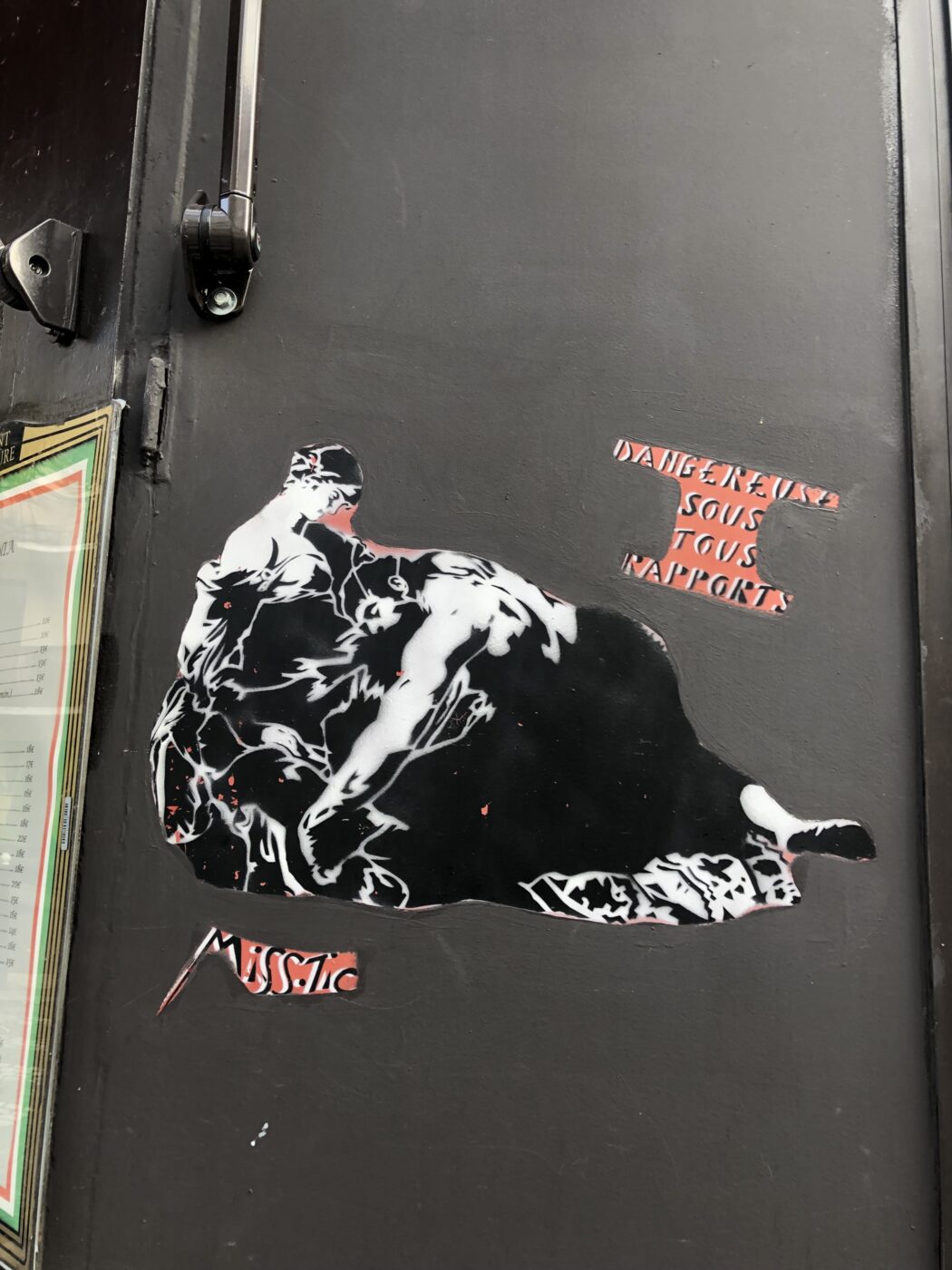 Dangerous in Every Way by Miss Tic by Miss.Tic - 3 Rue de la Butte aux Cailles, 75013 Paris
