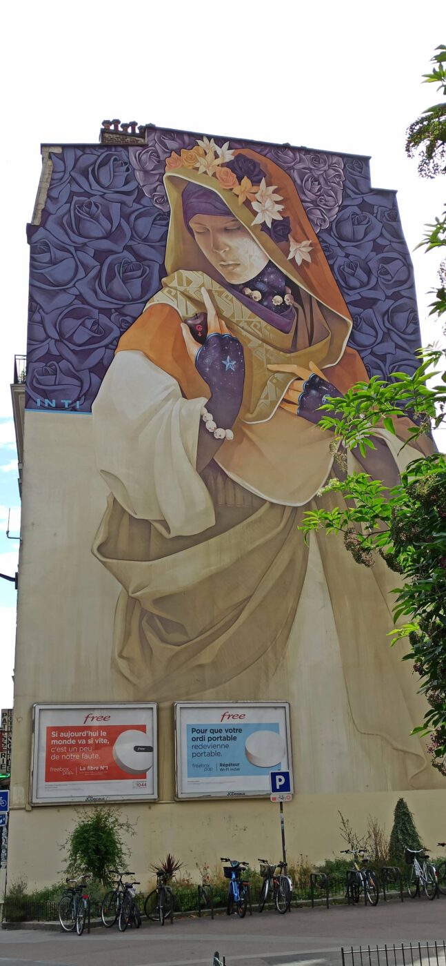 Monumental Virgin by Inti by Inti - 83/85 Bd Vincent Auriol, 75013 Paris