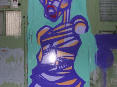 Visage expressif à Luminy, Marseille 2003