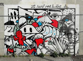 Le surf c est la mort 974 france-bordeaux-graffiti