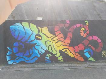 Octopus colorful portugal-lisboa-graffiti