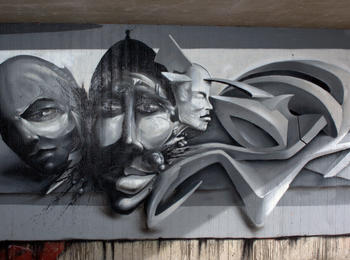 droles de têtes belgium-brugge-graffiti