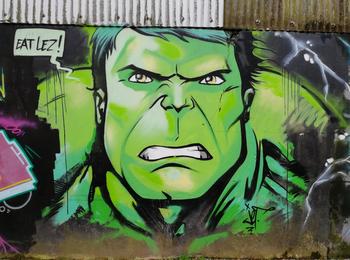 Hulk france-redon-graffiti