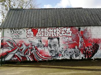 Solidaires france-redon-graffiti