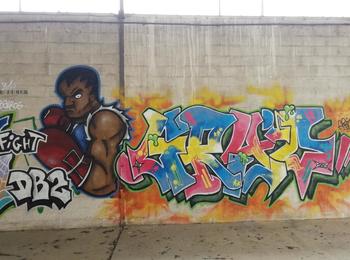 Balrog, street fighter france-isse-graffiti