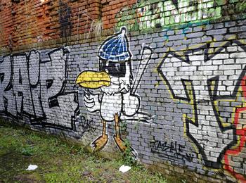 Duck france-trignac-graffiti