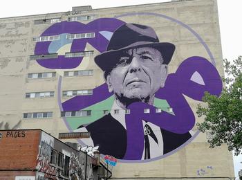Leonard Cohen canada-montreal-graffiti