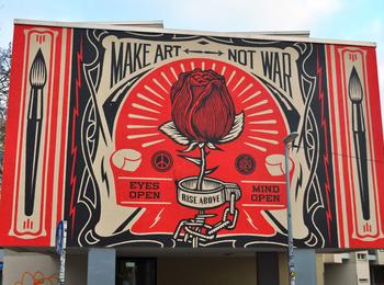 Make Art Not War germany-berlin-graffiti