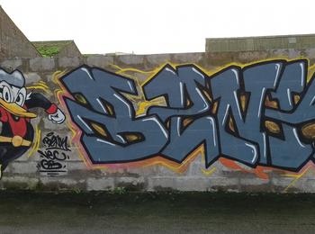 Super donald france-lorient-graffiti