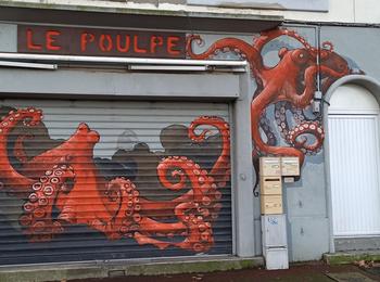 Le poulpe france-lorient-graffiti