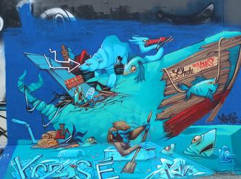 L'arche des noyés france-nantes-graffiti