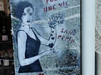 Du vin pour une vie sans pépin france-paris-graffiti
