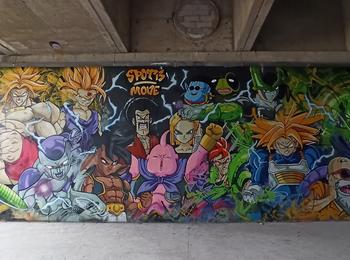 Dragon ball Z france-paris-graffiti